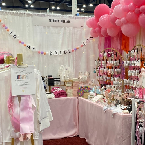 Bridal show booth at Bridal Extravaganza Show